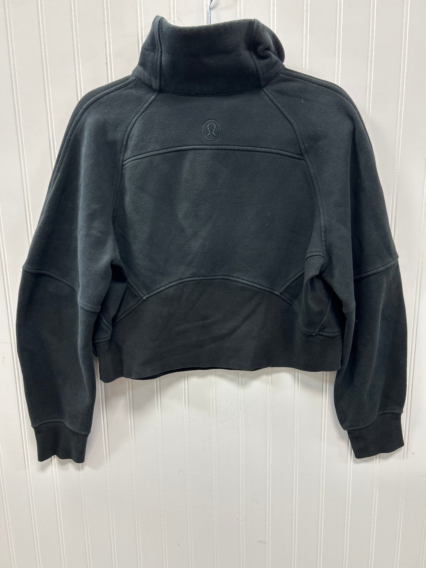 Athletic Jacket By Lululemon In Black, Size:Xs