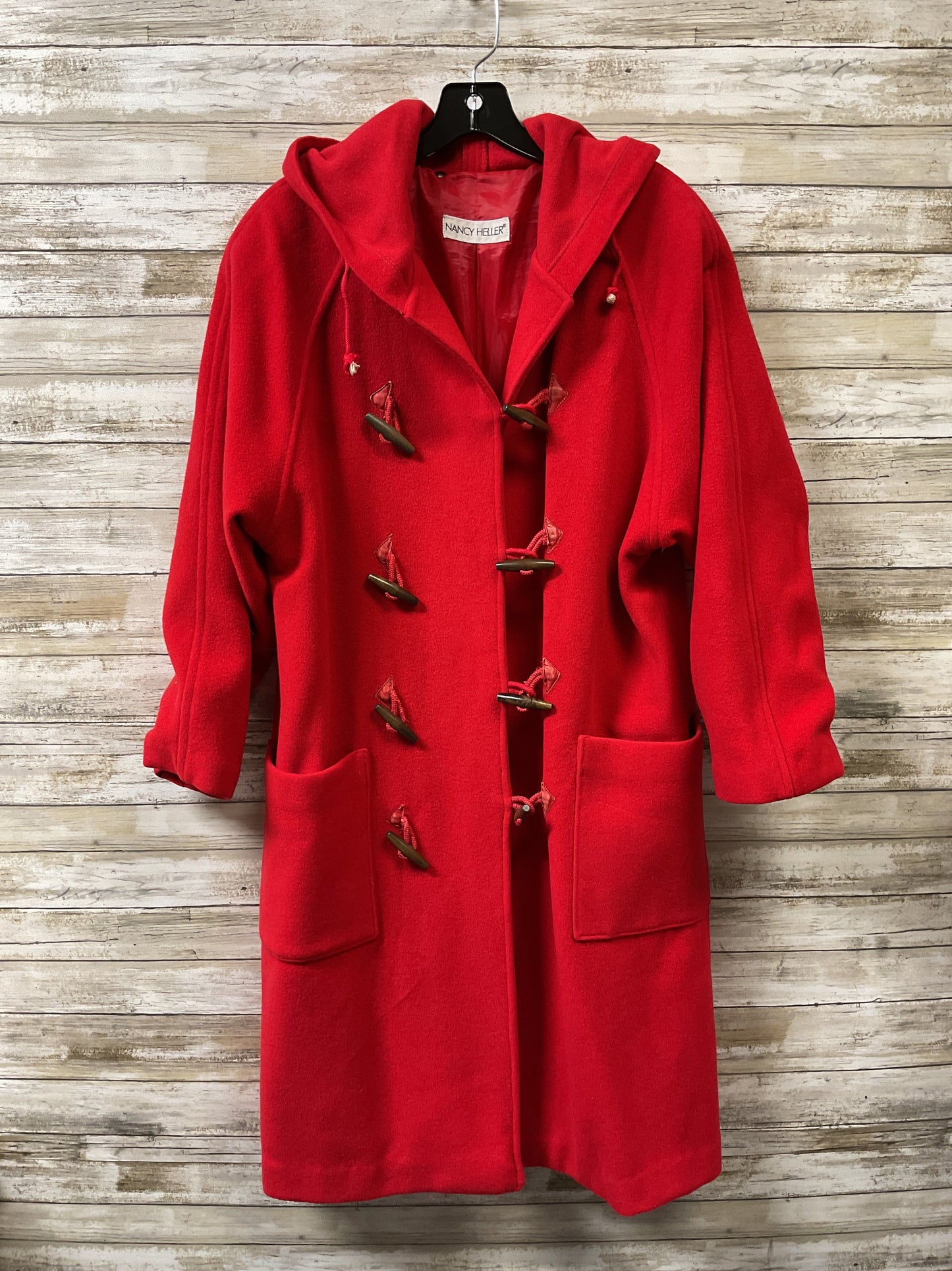 Coat Wool By Cmb In Red, Size:S