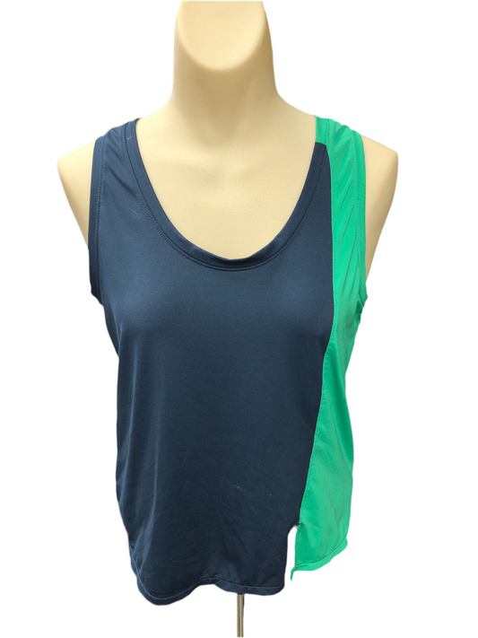 Athletic Tank Top By Joy Lab In Blue & Green, Size: Xs