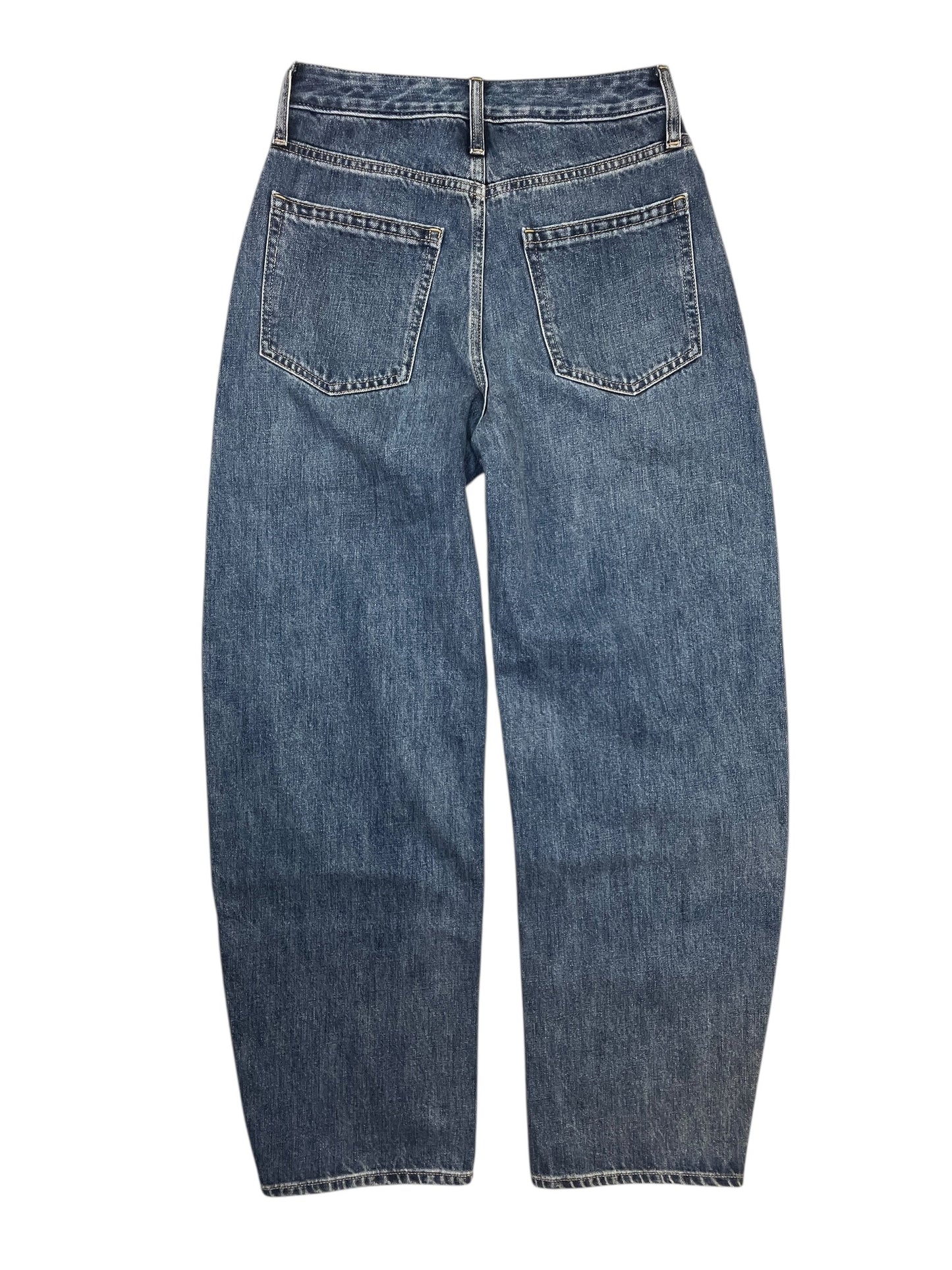 Jeans Wide Leg By Gap In Blue Denim, Size:0