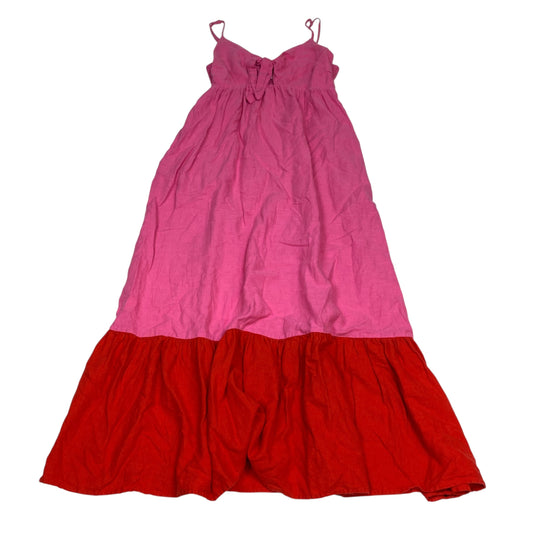 Dress Designer By Tabitha Brown In Pink & Red, Size:S