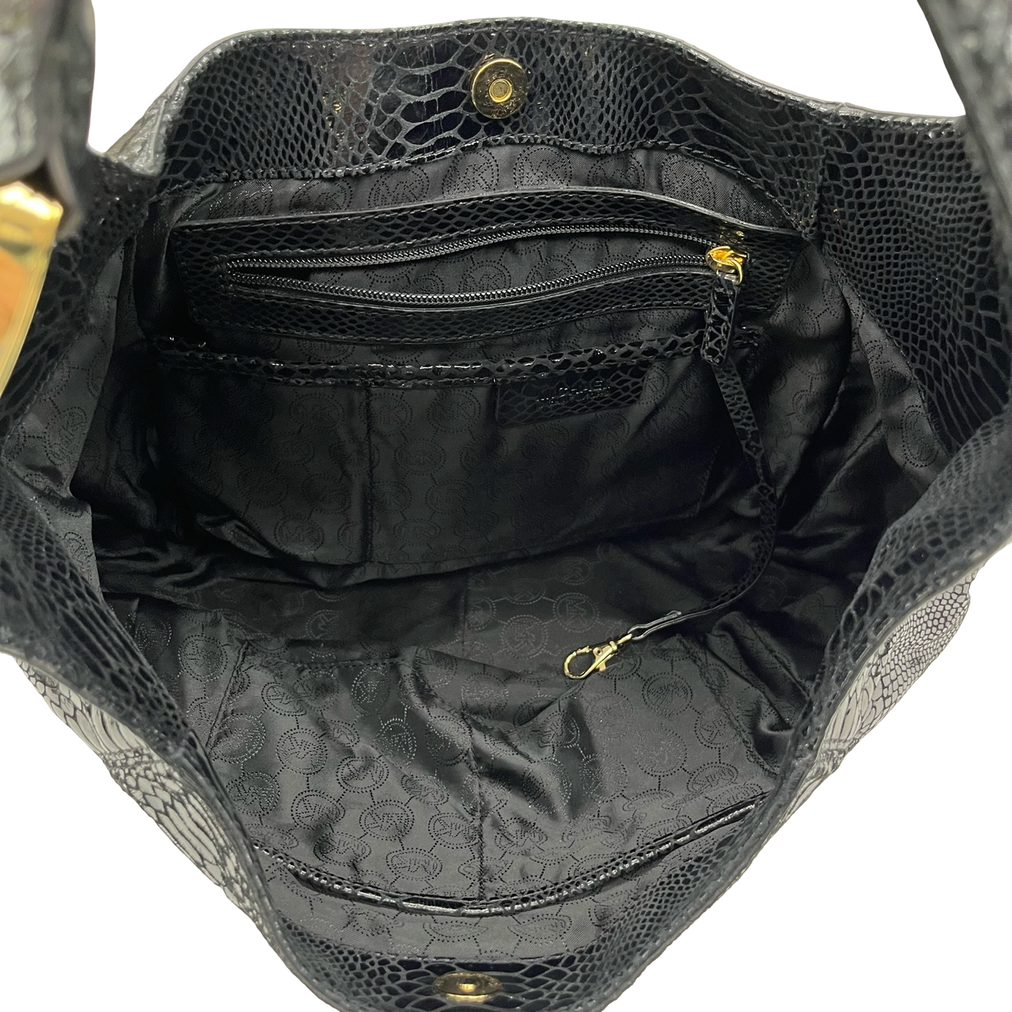 Handbag Designer By Michael Kors In Black, Size:Medium