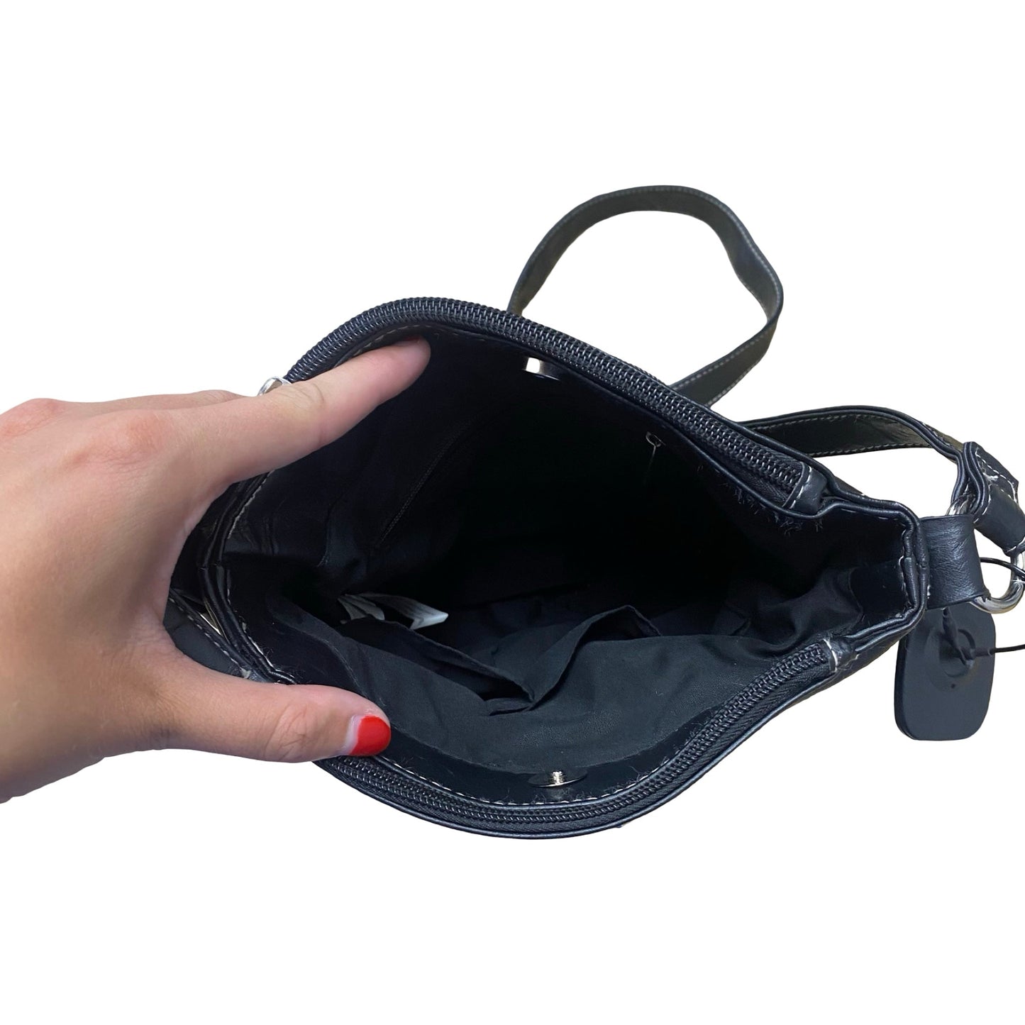 Handbag By Stone & Co In Black, Size:Medium