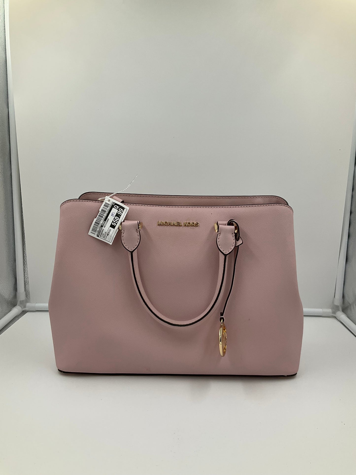 Handbag Designer By Michael Kors In Pink, Size:Medium