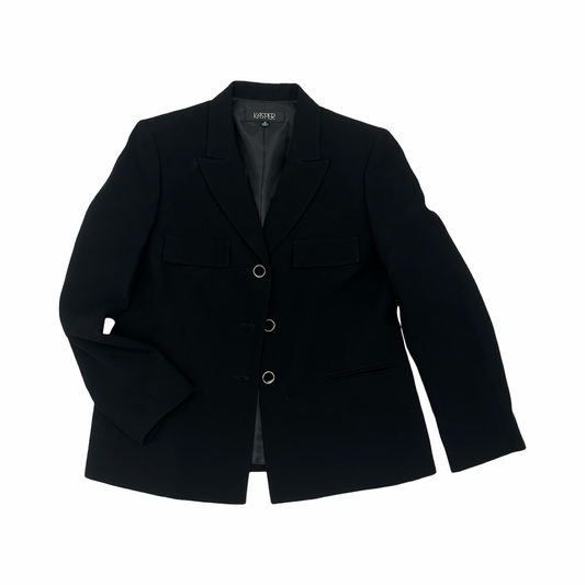 Pants Suit 2Pc By Kasper In Black, Size:14