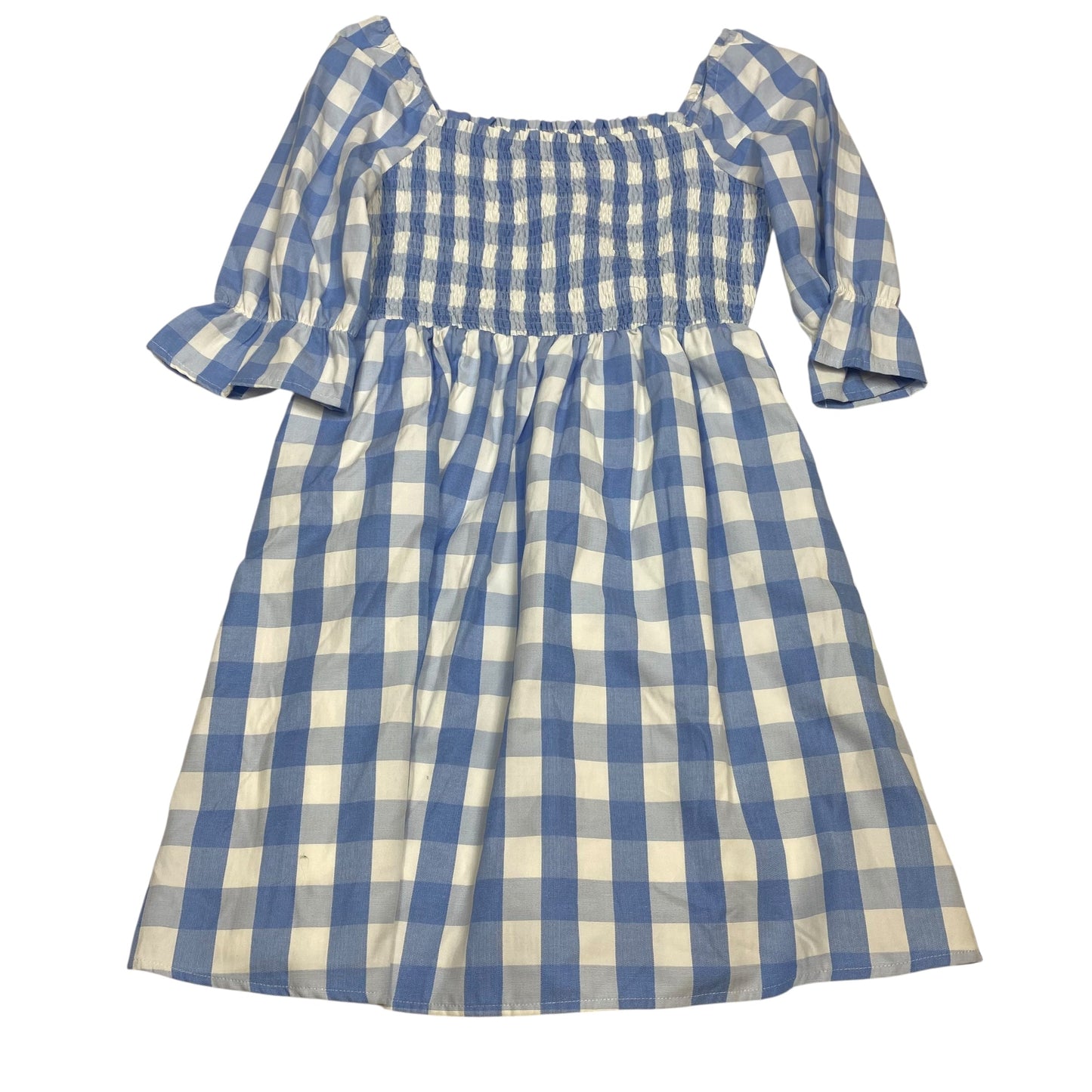 Dress Casual Short By Skies Are Blue In Blue & White, Size:M