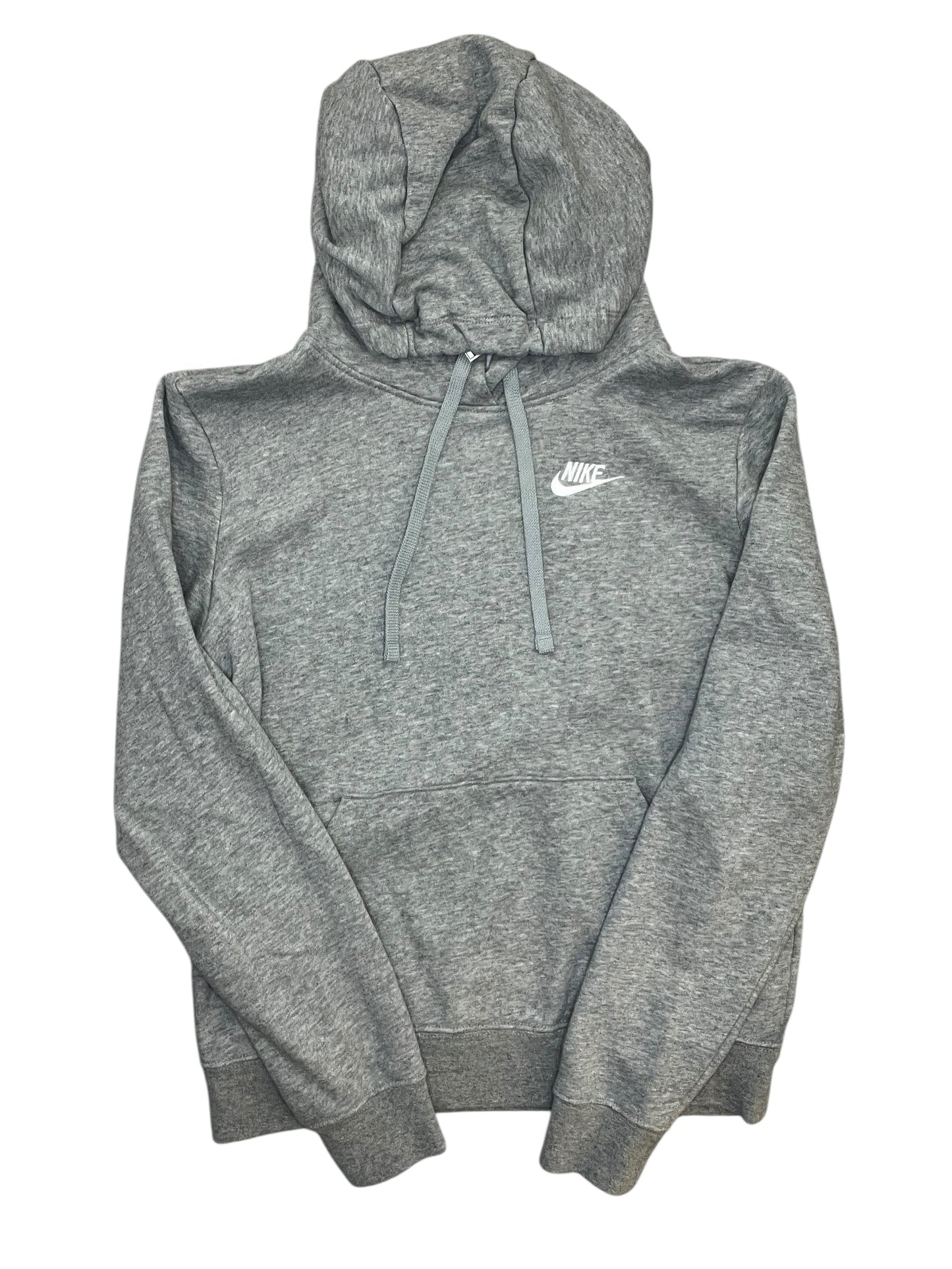 Athletic Sweatshirt Hoodie By Nike Apparel In Grey, Size:Xs