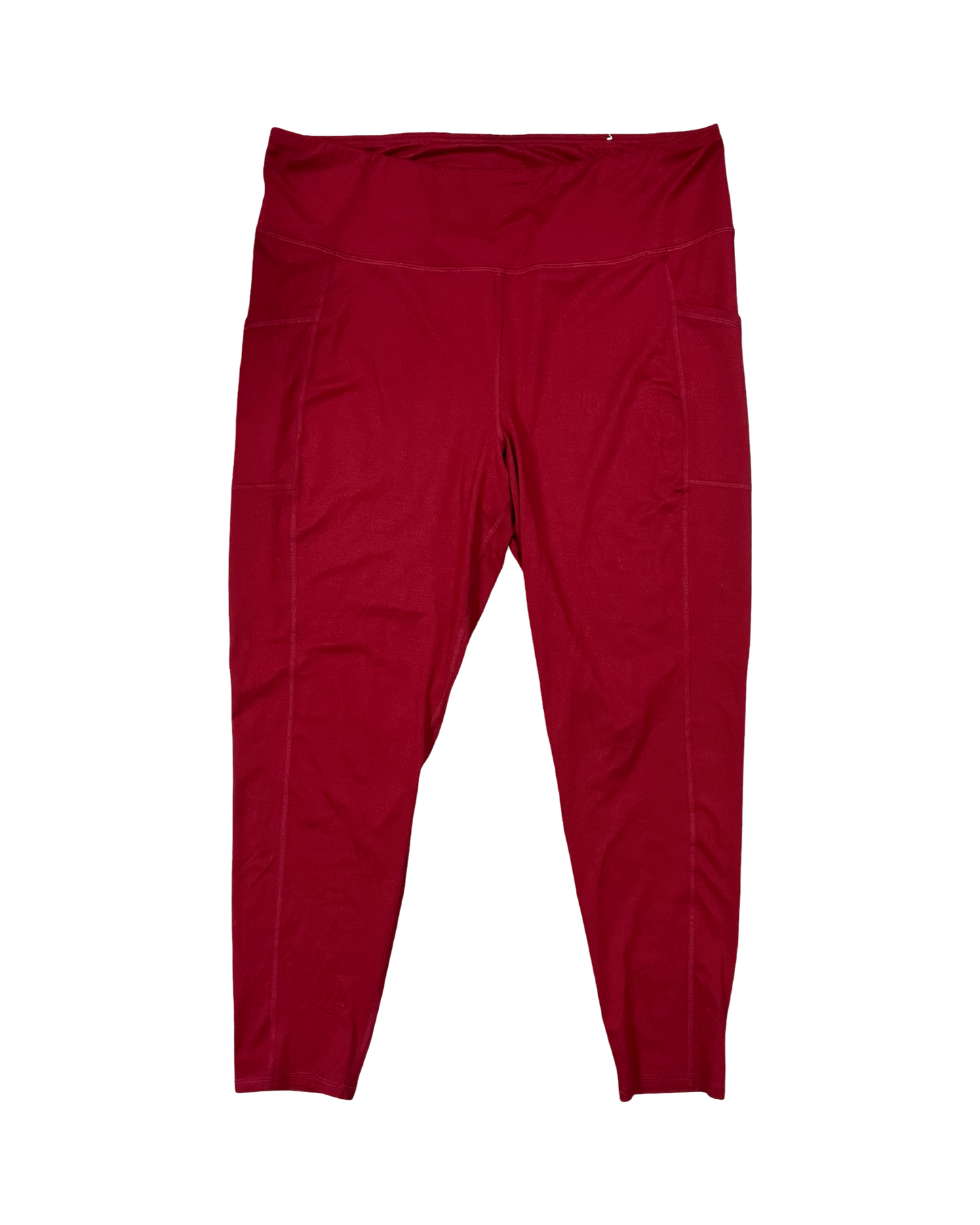 Athletic Leggings By Maurices In Red, Size:1X