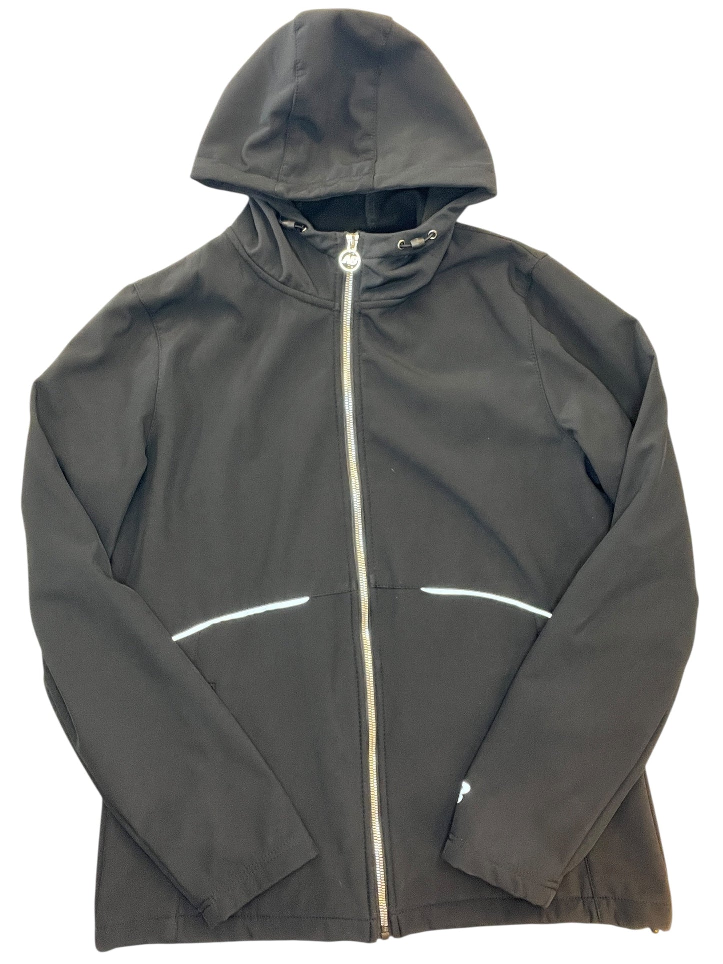 Jacket Windbreaker By New Balance In Black, Size:L