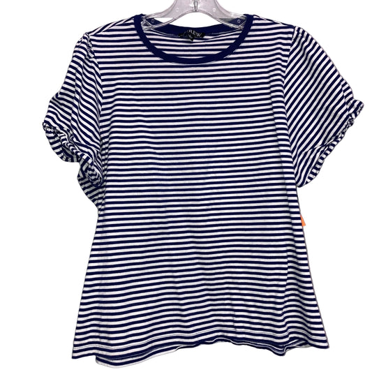 Top Ss Basic By J. Crew In Striped Pattern, Size:L
