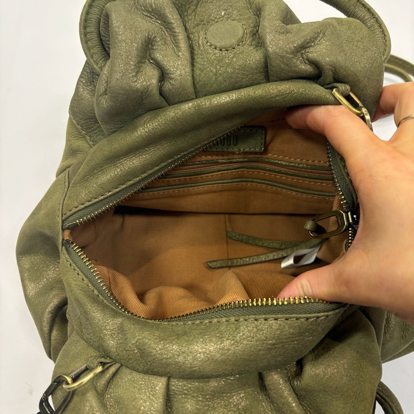 Crossbody Leather By Hobo Intl, Size: Medium