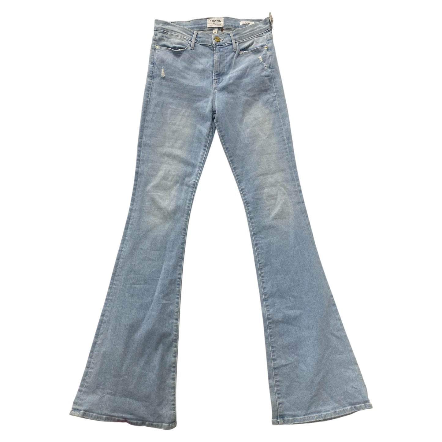 Jeans Flared By Frame In Blue, Size:8