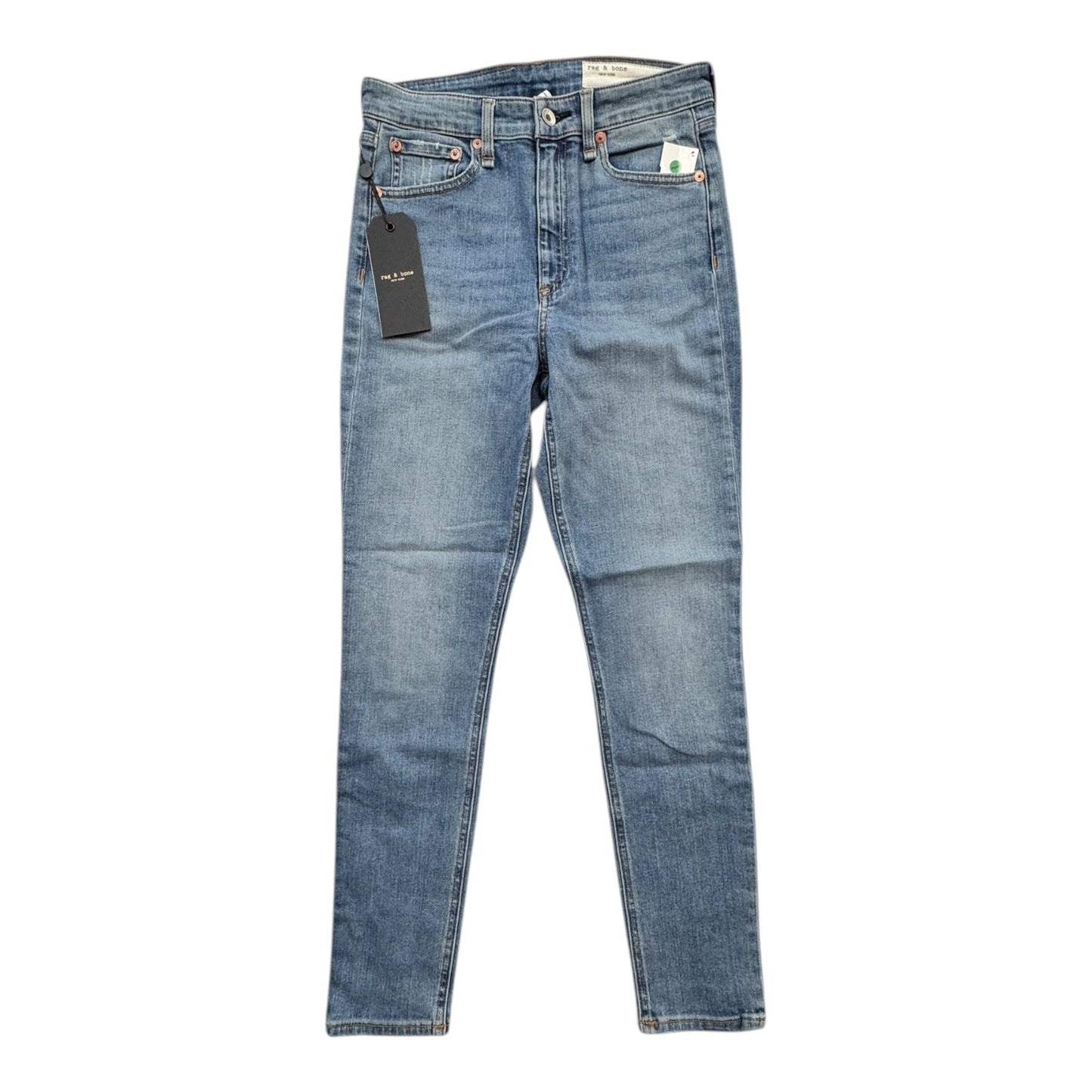 Jeans Skinny By Rag And Bone In Blue Denim, Size:2
