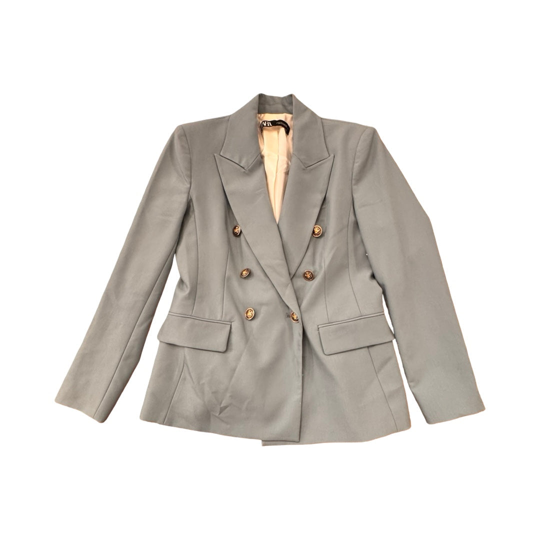 Blazer By Zara In Teal, Size:M