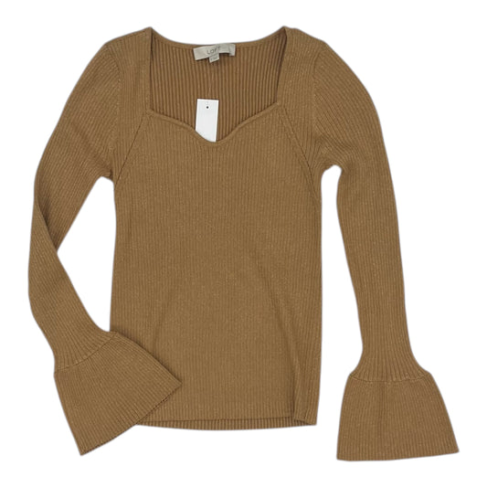 Sweater By Loft In Gold, Size:S