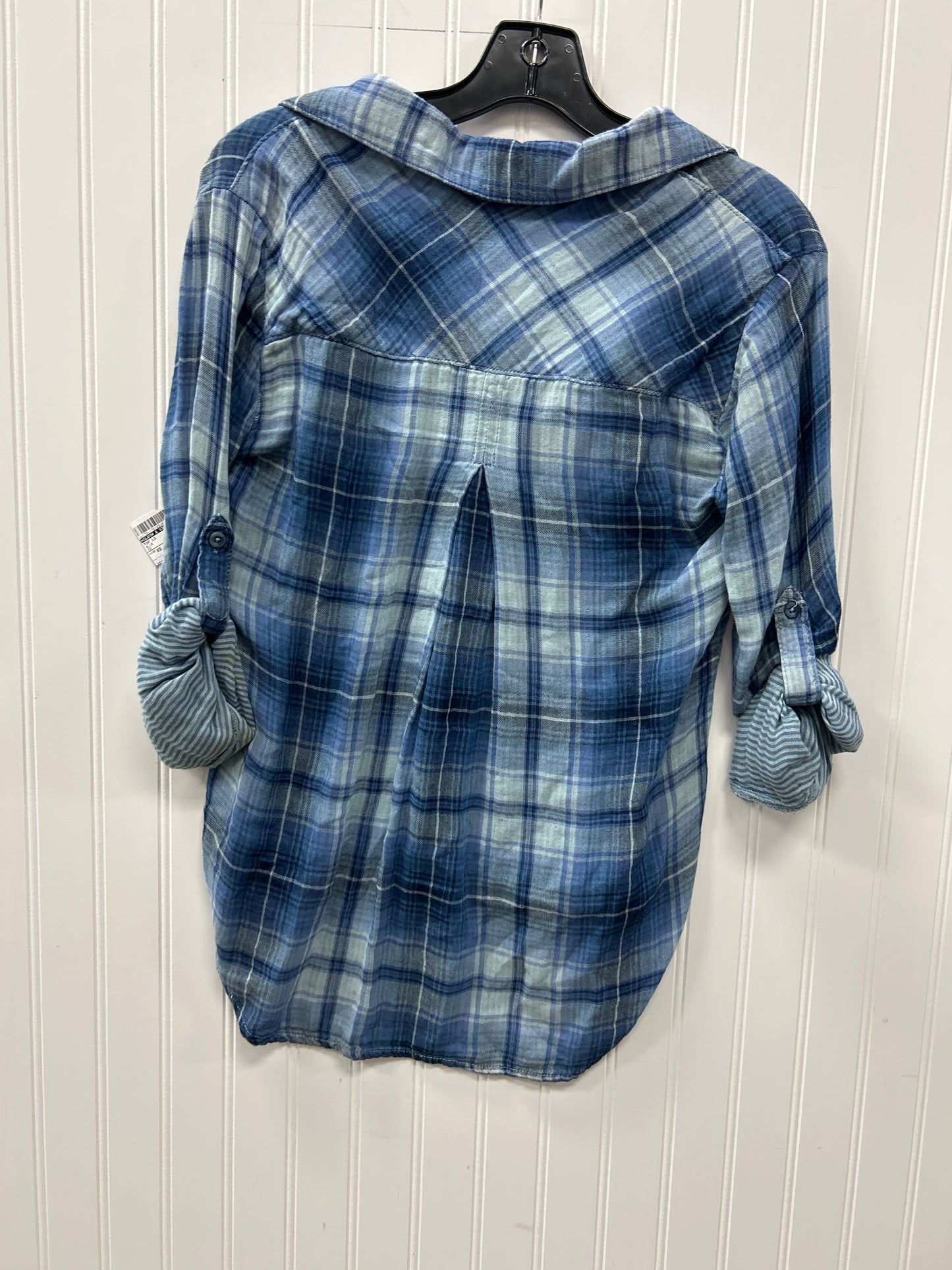 Top Ls By Cloth & Stone In Blue, Size:Xs