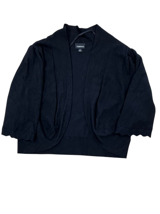 Cardigan By Torrid In Black, Size:2X
