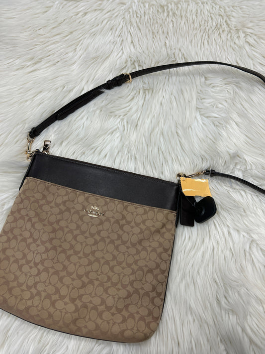 Handbag Designer By Coach In Brown, Size:Medium