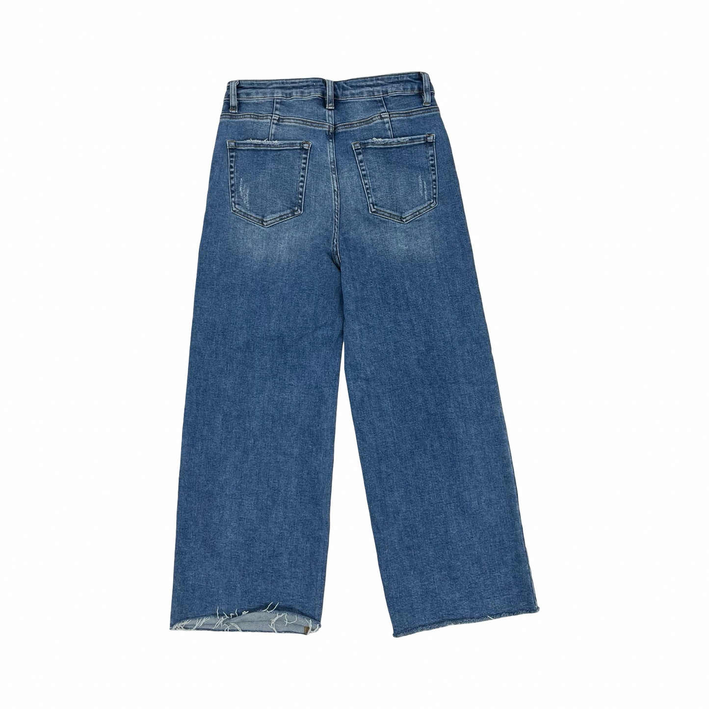 Jeans Wide Leg By Clothes Mentor In Blue Denim, Size:8