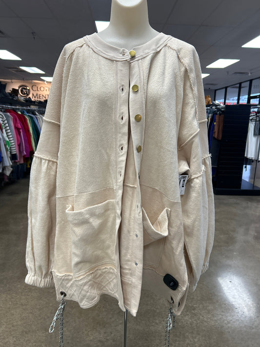 Jacket Other By Pilcro In Tan, Size:Xl