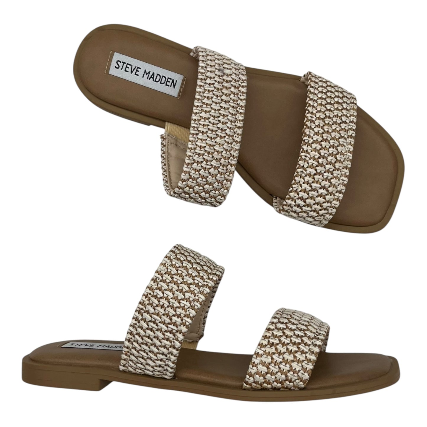 Sandals Flats By Lulus In Black, Size:6