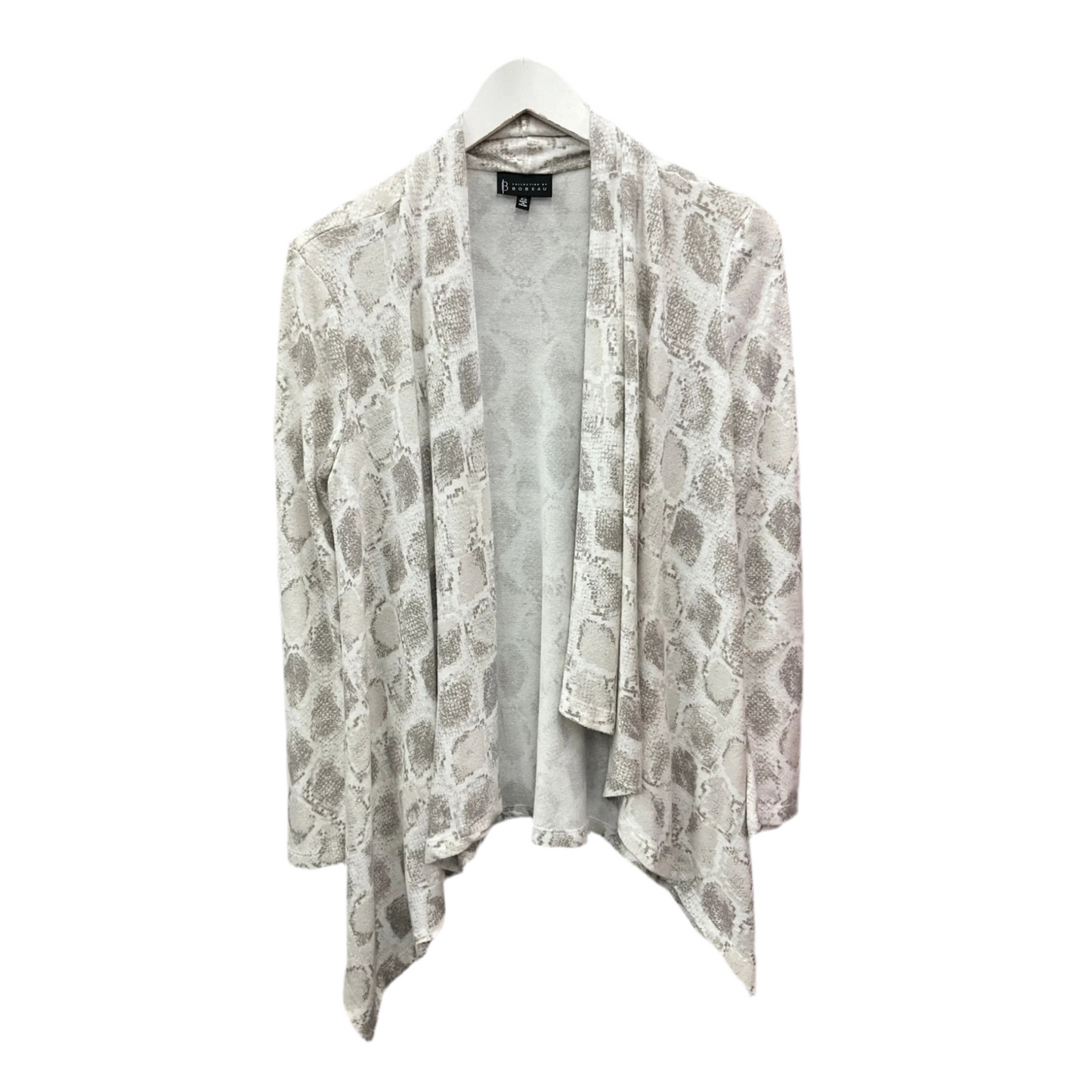 Cardigan By Bobeau In Taupe, Size: Xs