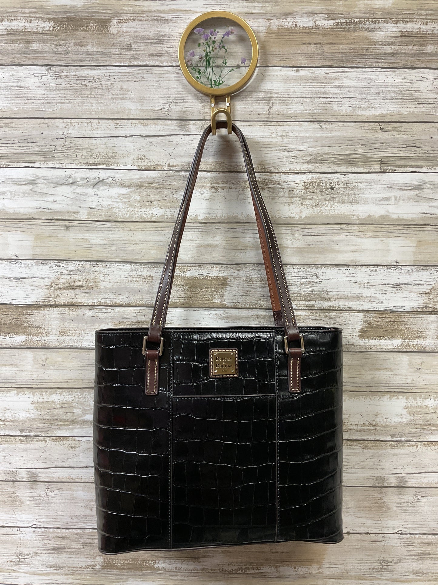 Handbag Designer By Dooney And Bourke In Black, Size:Medium