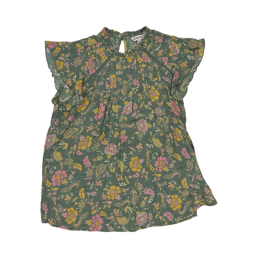 Blouse Ss By Nanette By Nanette Lepore In Green, Size:S