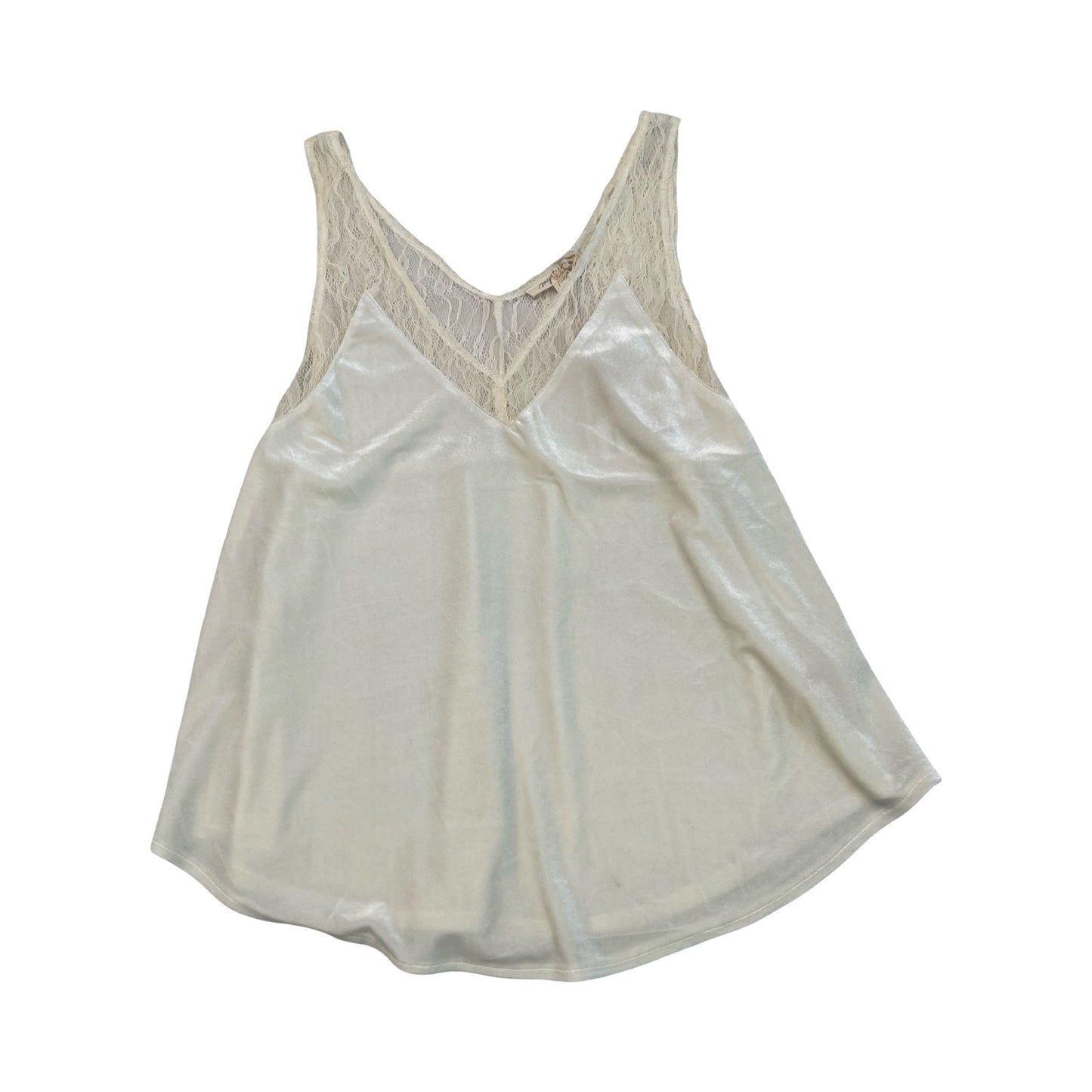 Top Sleeveless By Mystree In Cream, Size:L