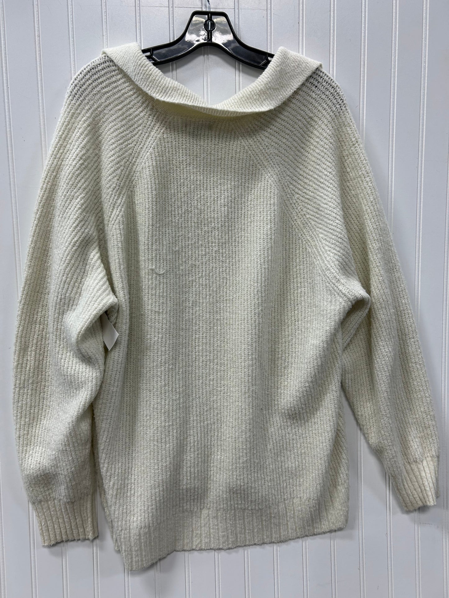 Sweater By American Eagle In Cream, Size:L