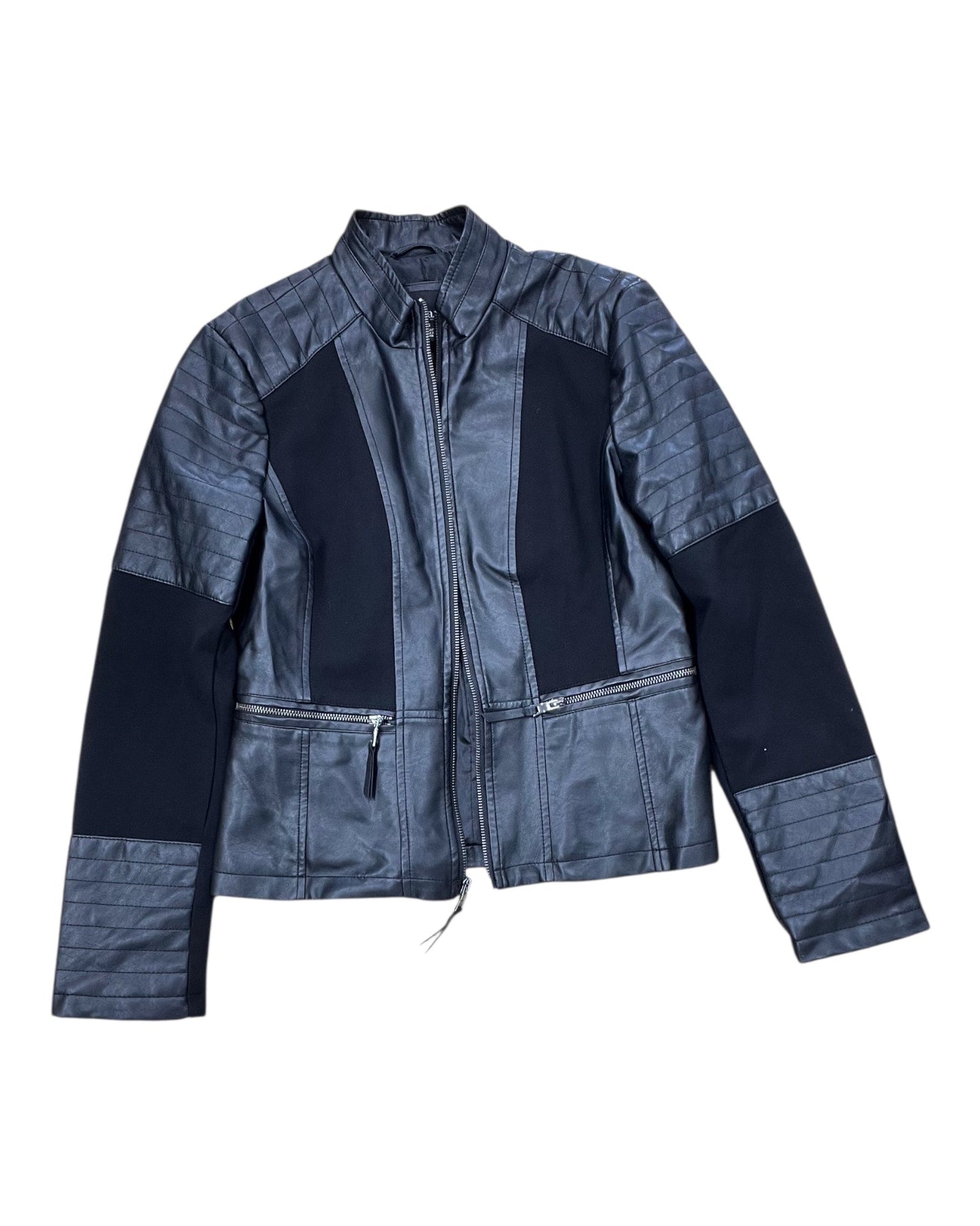 Jacket Moto By Ana In Black, Size:S