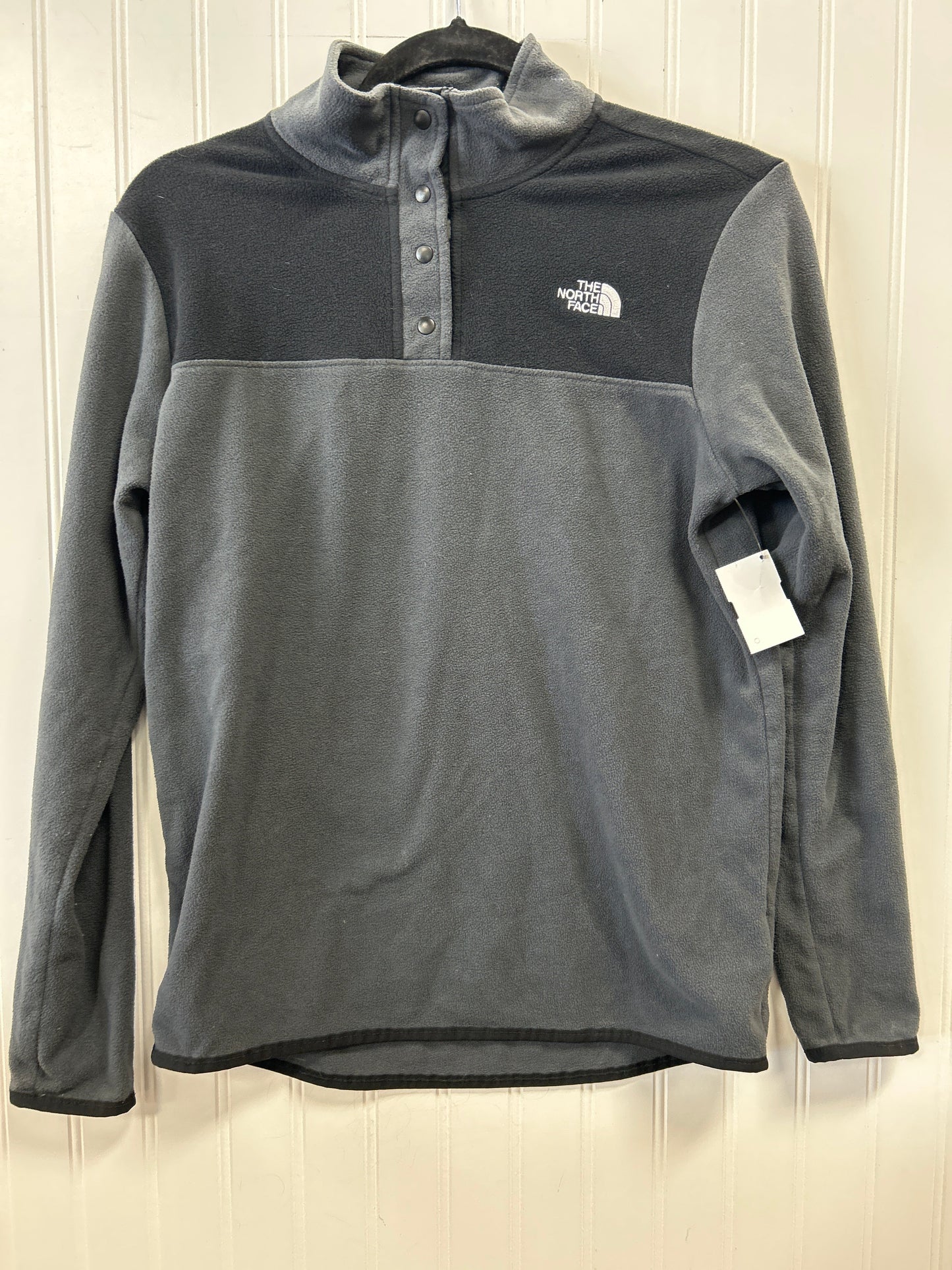 Athletic Top Ls Crewneck By The North Face In Grey, Size:S