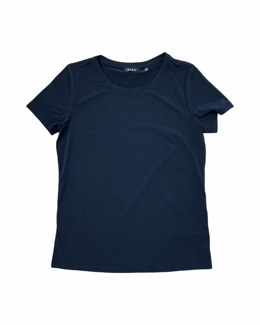 Top Ss Basic By Clothes Mentor In Black, Size:S