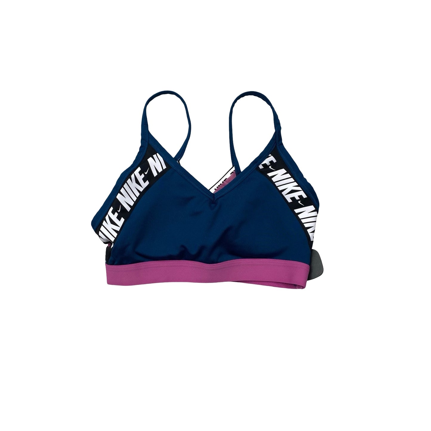 Athletic Bra By Nike In Blue & Pink, Size:S