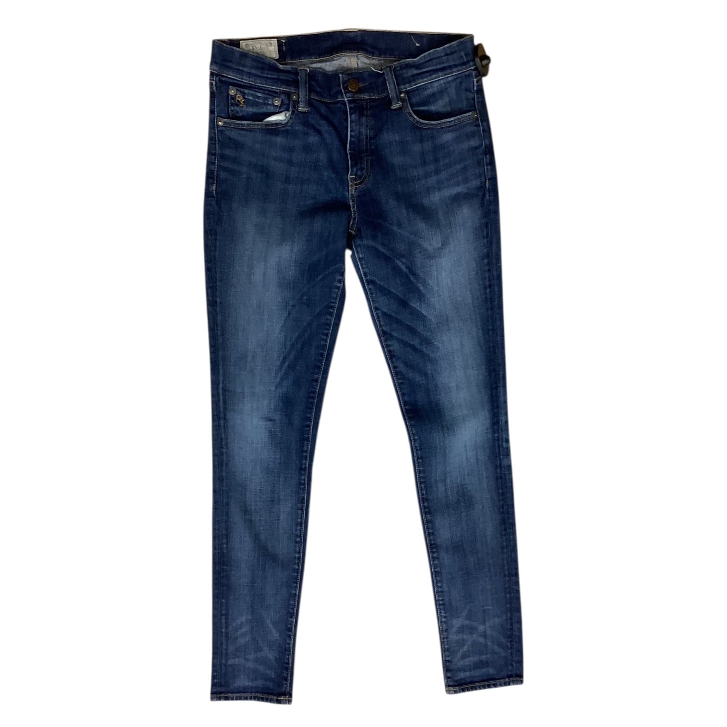 Jeans Skinny By Polo Ralph Lauren In Blue Denim, Size:6