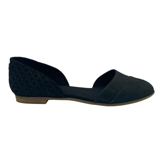 Shoes Flats By Toms In Black, Size:8