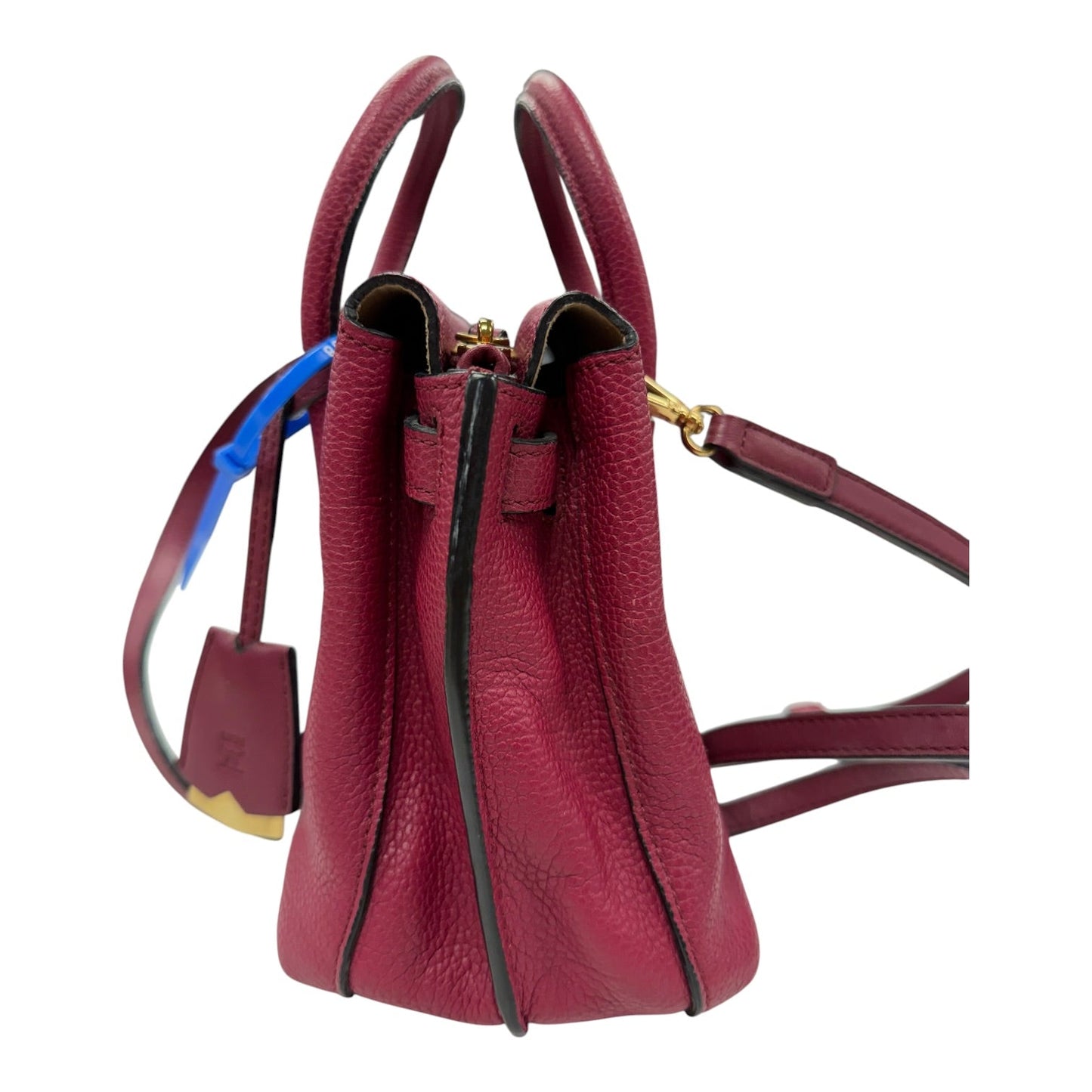 Handbag Luxury Designer By Mcm In Pink, Size:Small