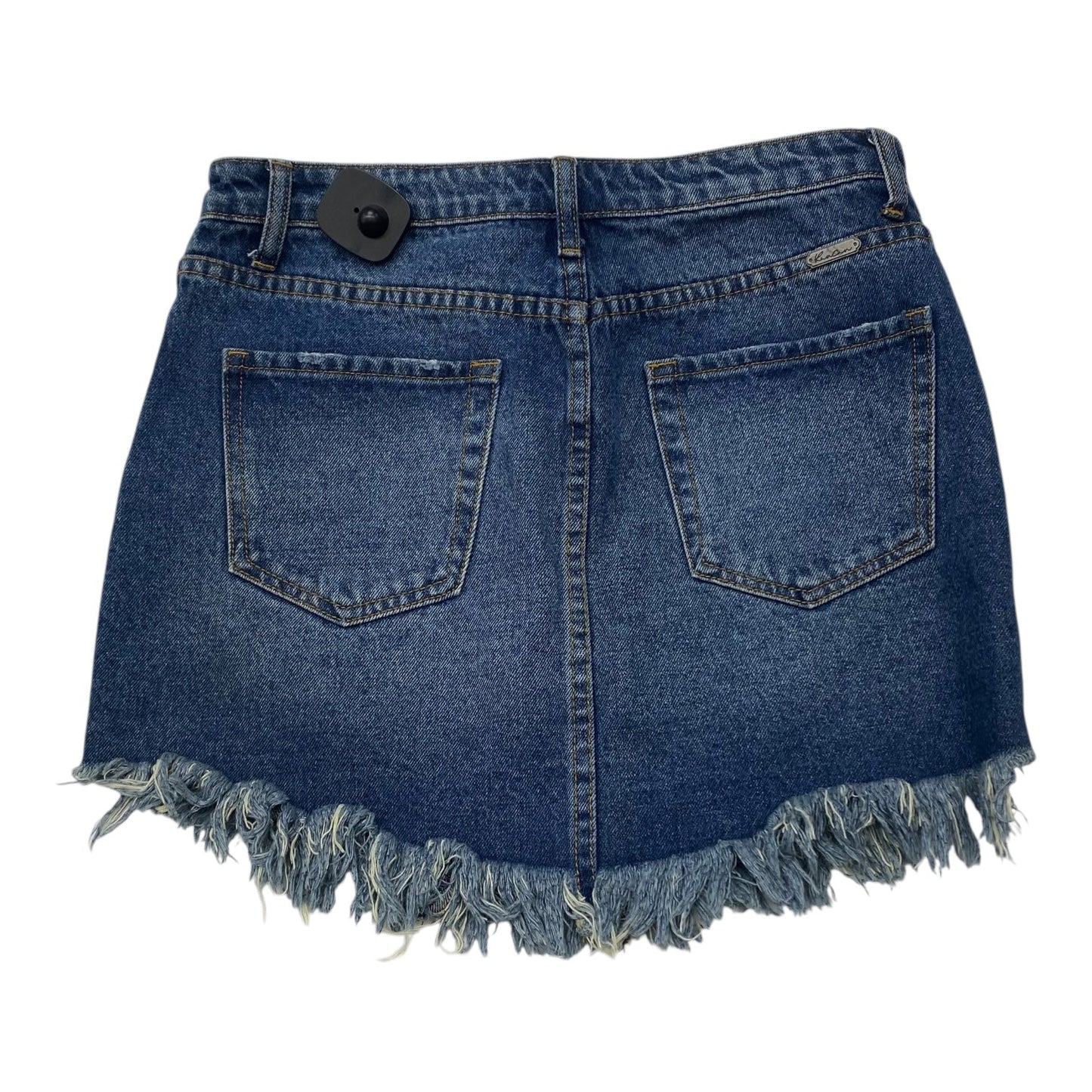 Skirt Midi By Kancan In Blue Denim, Size:M