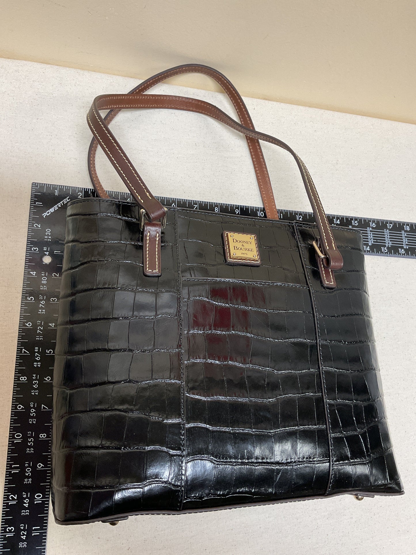 Handbag Designer By Dooney And Bourke In Black, Size:Medium