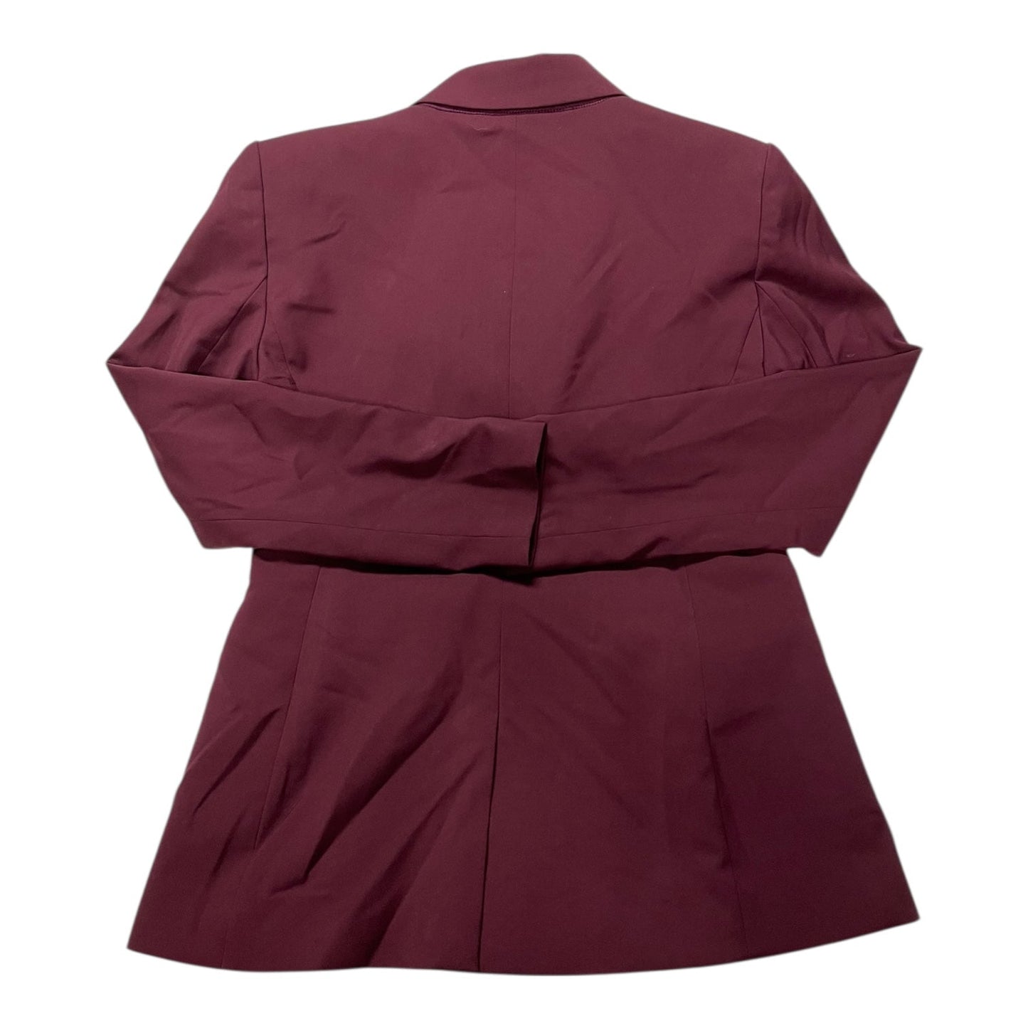 Blazer By Ann Taylor In Maroon, Size:2P