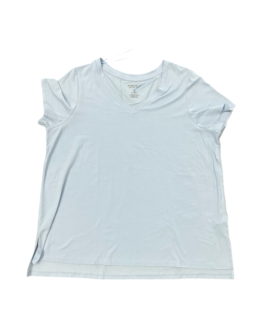Top Ss By Jones And Co In Blue, Size:2X