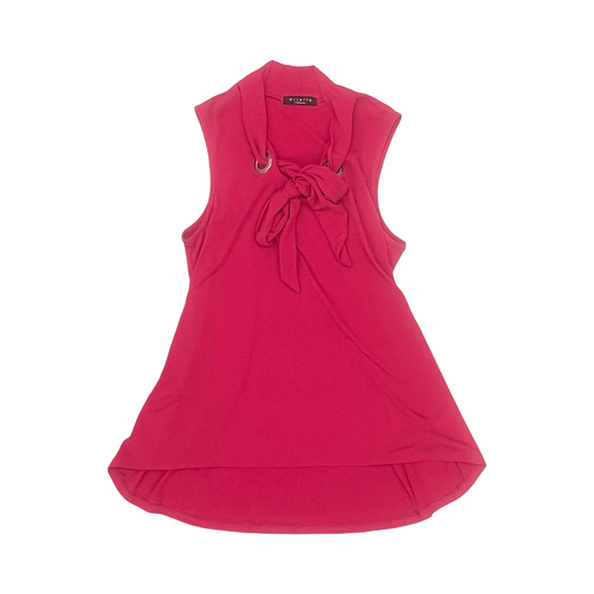 Blouse Sleeveless By Ariella In Pink, Size:L