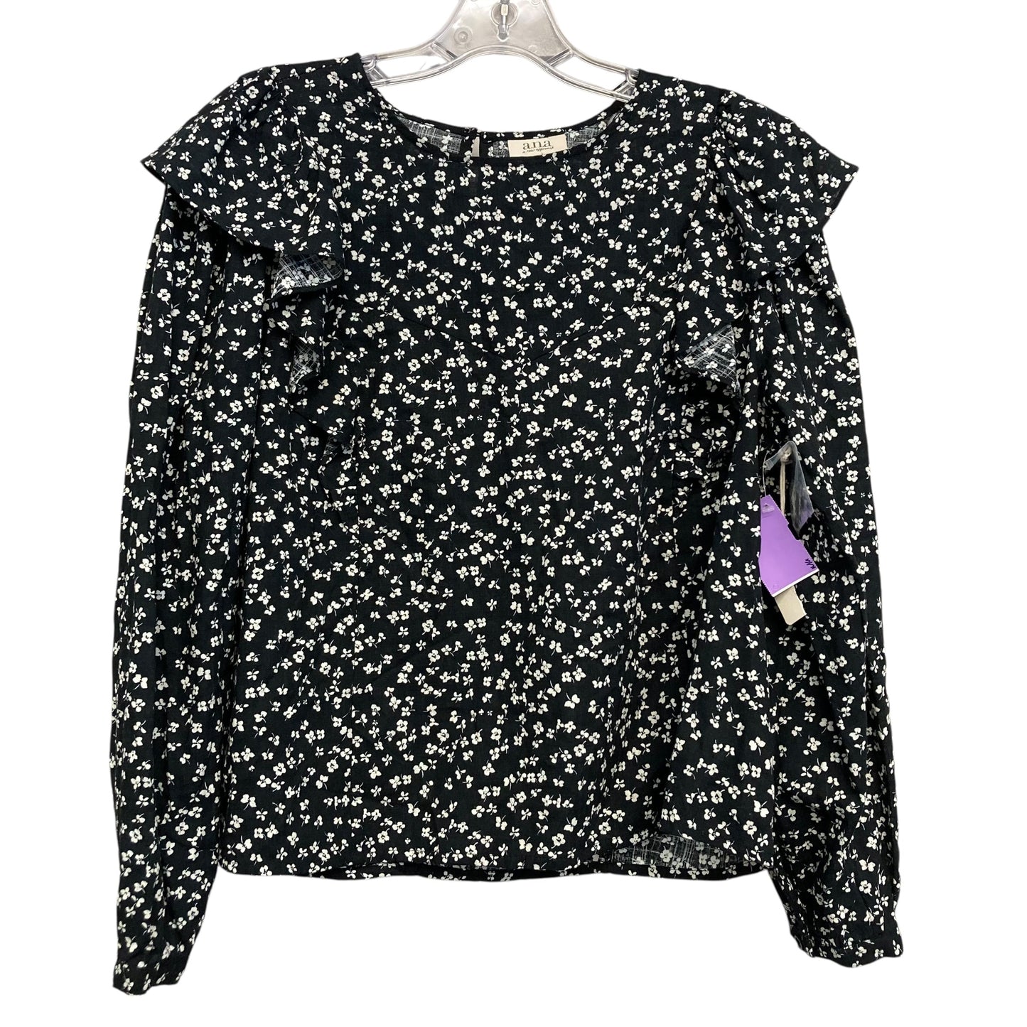 Top Ls By Ana In Floral Print, Size:Lp