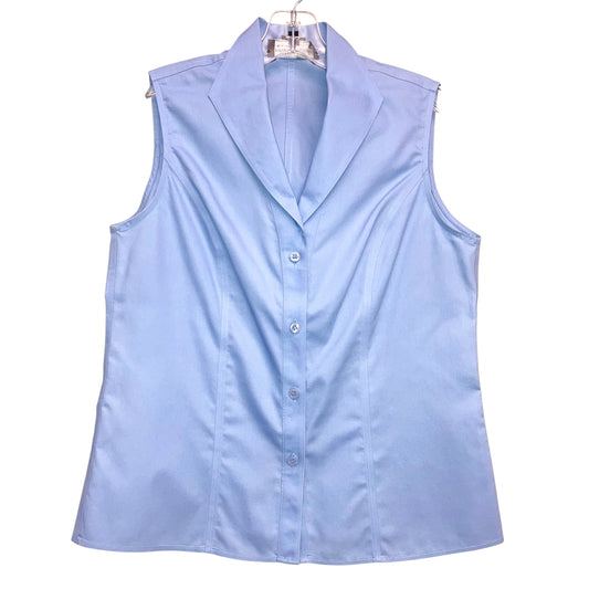Top Sleeveless By Jones New York In Blue, Size:Xs