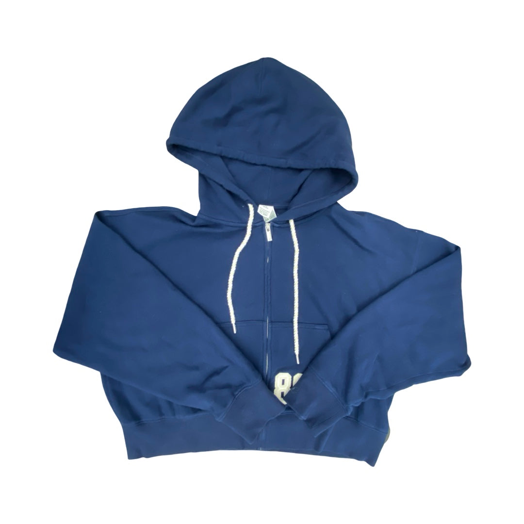 Sweatshirt Hoodie By Pink In Navy, Size:L