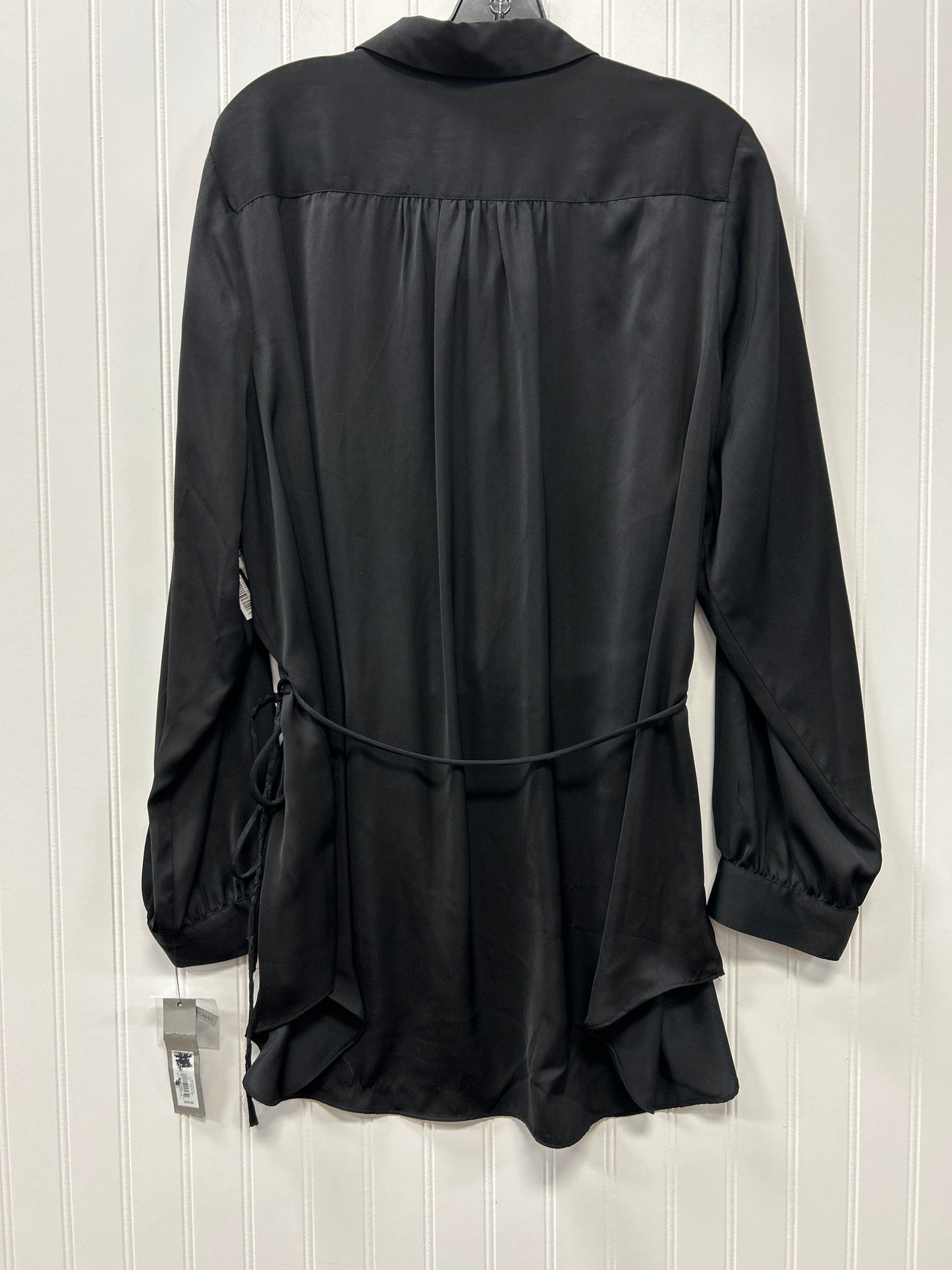 Tunic Ls By Apt 9 In Black, Size:2X NWT