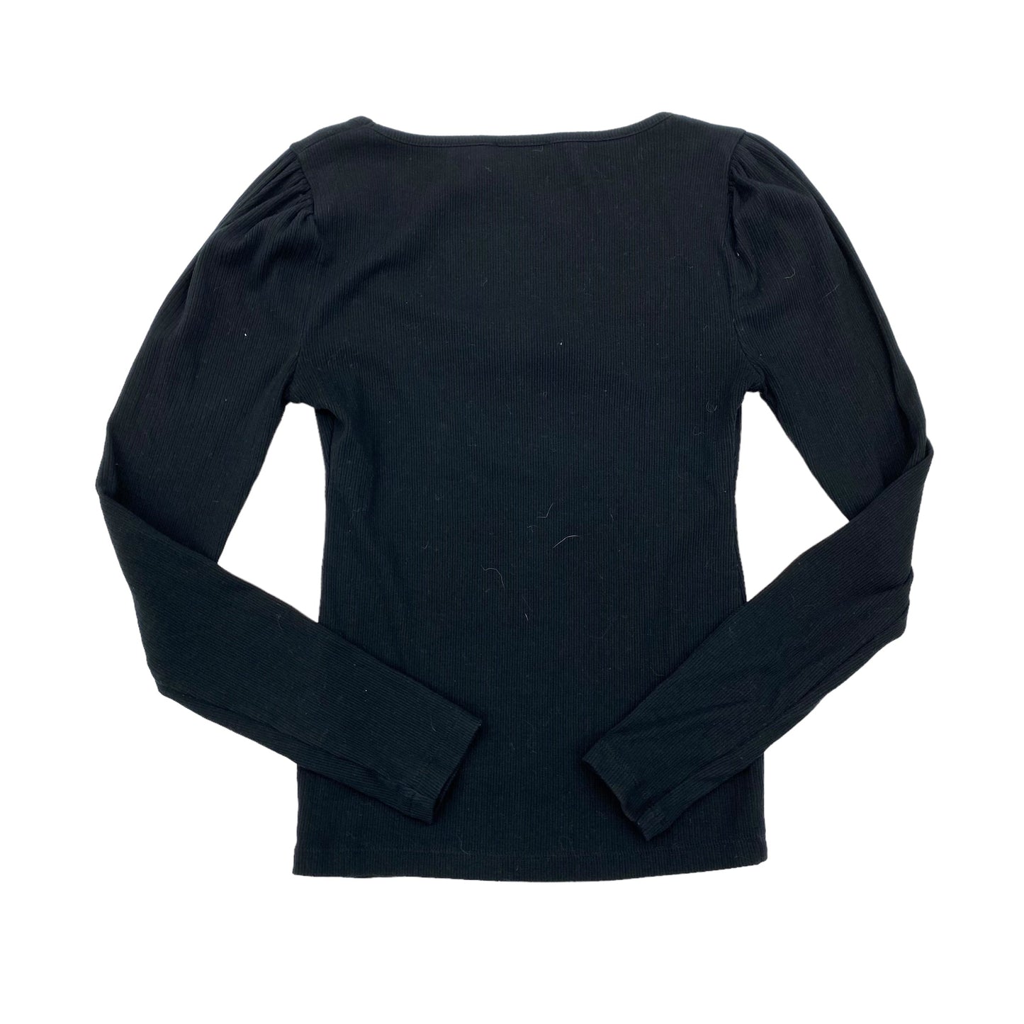 BLACK J. CREW TOP LS BASIC, Size M