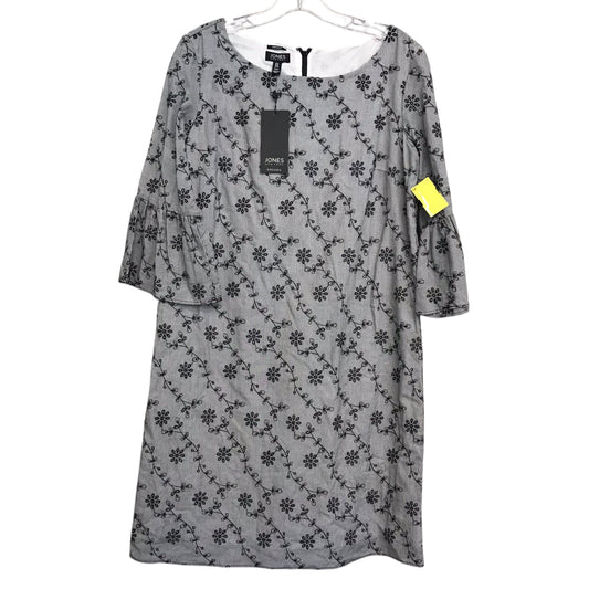 Dress Work By Jones New York In Black & Grey, Size:M