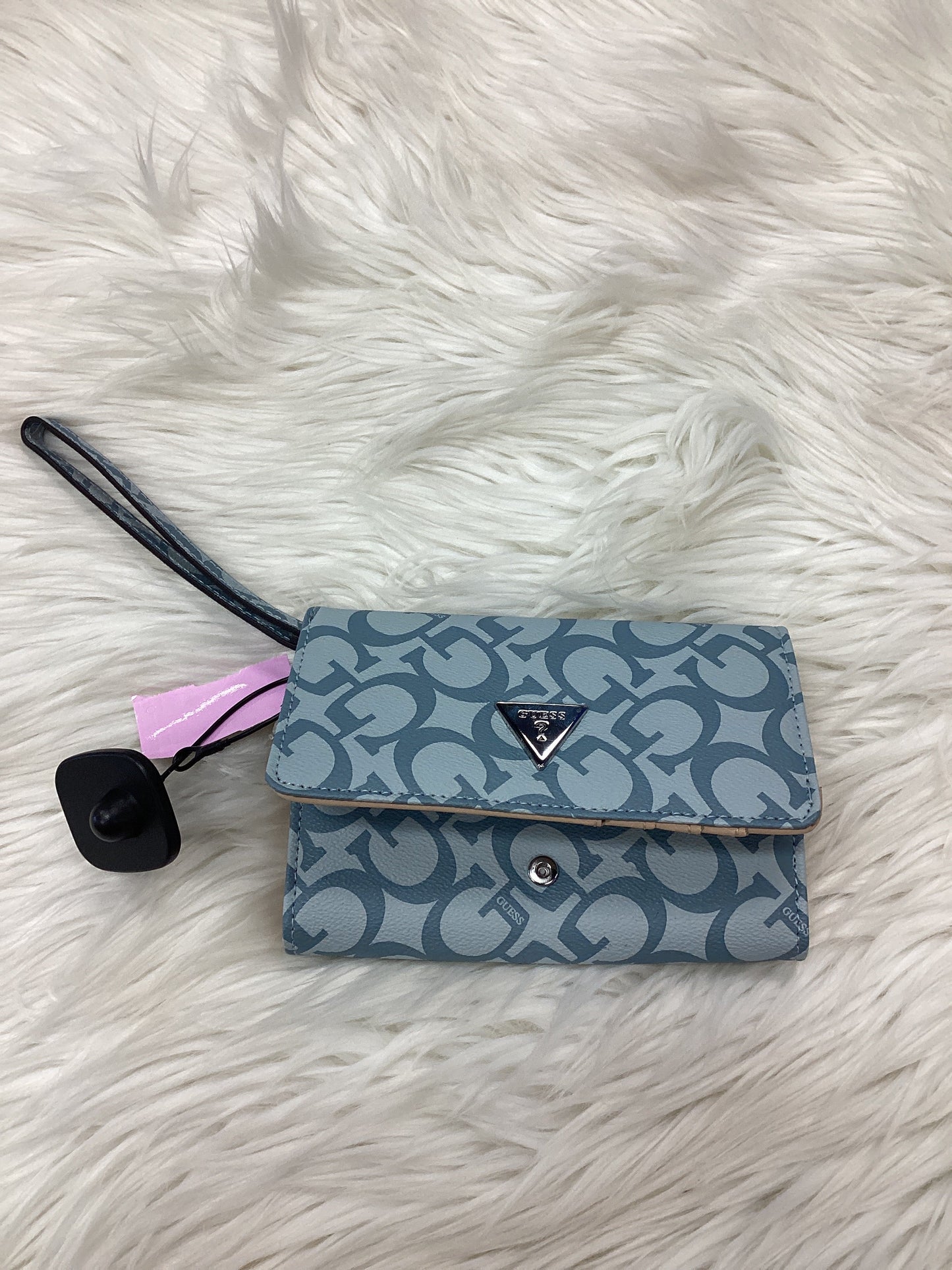 Wallet By Guess In Blue, Size:Large