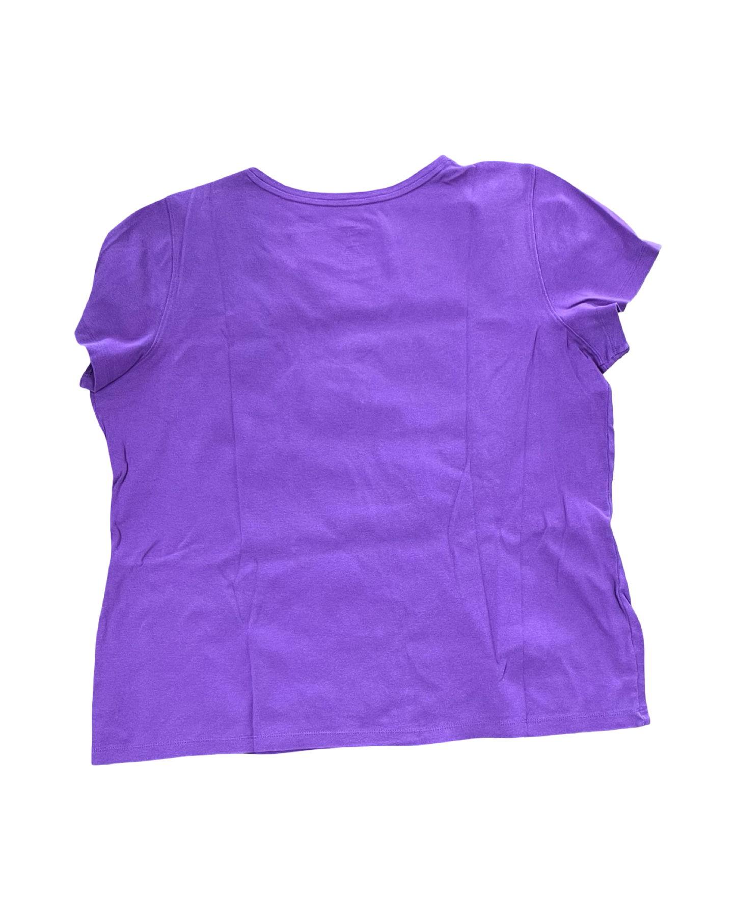 Top Ss Basic By St Johns Bay In Purple, Size:Xl